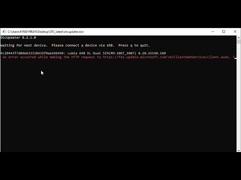 How to fix OTC update issue "An error occurred while making the HTTP request..."
