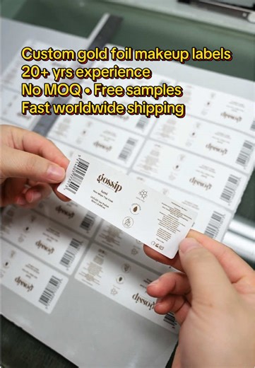 Custom Product Labels - Low MOQ & Fast Shipping