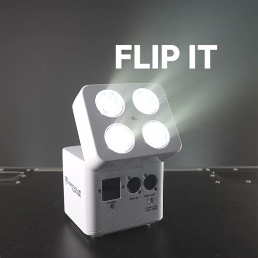 Rockville Flip Par – Ultimate Wireless LED Light!