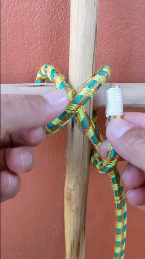 Ideas of tying square Lashing Hitch Knot.