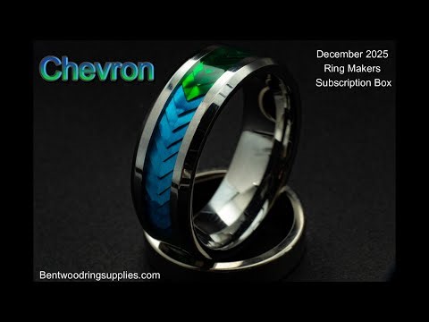 The Coolest Ring I’ve Ever Made – Chevron Inlay in Tungsten (Tutorial)