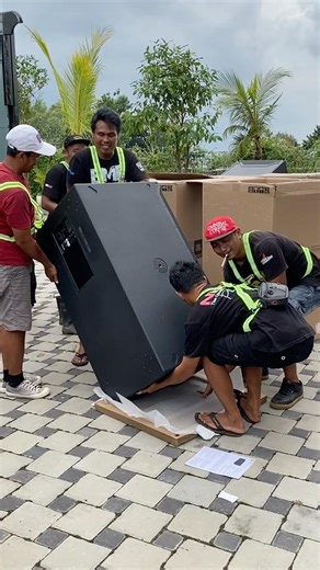 Unboxing sub JBL SRX aeromax