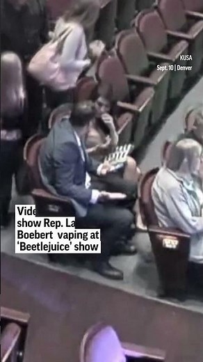 Video appears to show Rep. Lauren Boebert vaping at show