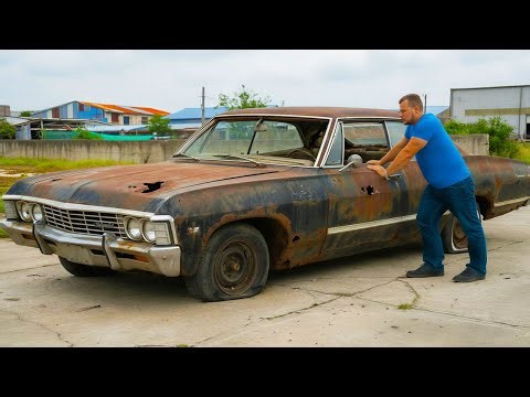 ASMR Car Restoration! Full Restoration of a 1967 Chevrolet Impala from Rust to Showroom Legend