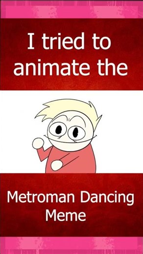 I tried to animate the Metroman Dance #metroman #megamind #shorts #memes