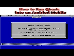 How to install Qbasic into an Android Mobile