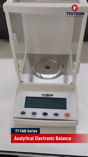 𝐓𝐓-𝐅𝐀𝐁 𝐒𝐞𝐫𝐢𝐞𝐬 𝐀𝐧𝐚𝐥𝐲𝐭𝐢𝐜𝐚𝐥 𝐄𝐥𝐞𝐜𝐭𝐫𝐨𝐧𝐢𝐜 𝐁𝐚𝐥𝐚𝐧𝐜𝐞 Time to elevate the analysis and precision level with Testron’s TT-FAB Series Electronic Balance. This is the ultimate tool for accurate weighing in demanding environments. Known for its reliability and quality control, the TT-FAB Series Analytical Electronic Balance is widely used across industries such as pharmaceuticals, chemical labs, food testing, environmental analysis, academic research, and jewelry. 𝗙𝗲𝗮�