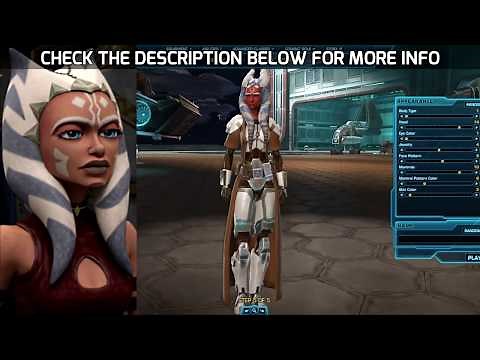 SWTOR AHSOKA TANO Character Creation (Togruta)
