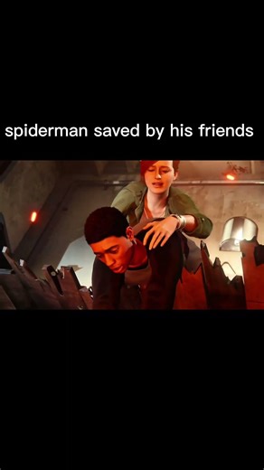 Spider-Man 🕷️ saved by his friends 🥹 #spiderman