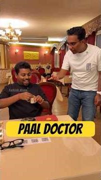 Hello paal doctor 🤣😂 சுகர் கட் சுகுமார் 😂😁 #sathishdeepa #deepasathishcomedy #drpalsathish