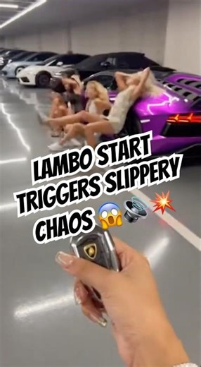 Monte-Carlo VIP Prank: Neon Lambo Start Triggers Slippery Chaos 😱🔊💥