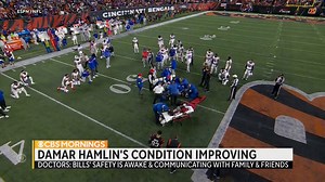 24K views · 718 reactions | Damar Hamlin is awake and has made "substantial progress" while in the hospital following a cardiac arrest on the field Monday, his doctors say. The quick intervention at the game appears to have paid off: "It's not only that the lights are on; we know that he's home." https://cbsn.ws/3vFH7rw | CBS Mornings | Facebook
