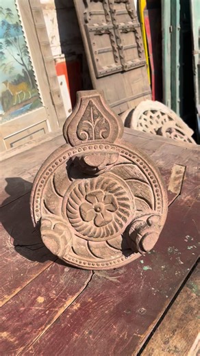 D.K. ARTS & HANDICRAFTS on Instagram: "Old Vintage Antique Stone Hand Made Embossed Work Chapati Rolling Pin Board . . Size :- 13 x 10 x 3 Inch Approx . Best for Collectors And Home Decor . Contact :- 8946866094 . Address:- Opposite Aiims 6th Road, Behind Krishna Dharamkata , Plot No.3 , Jodhpur 342005 Rajasthan India #vintage #birds #statue #painted #retro"