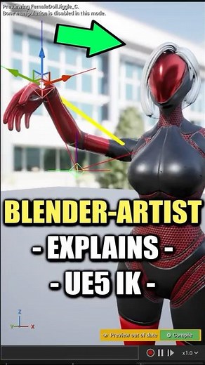 UE5: Blender Artist Explains UE5 IKs (2-Bone-IK Node)
