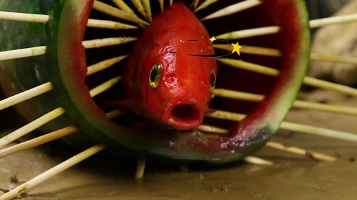 Stop Motion ASMR - Rainbow Fish Experiment Trap