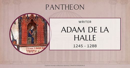 Adam de la Halle Biography | Pantheon