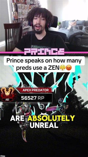 Prince speaks on how many preds use a ZEN
