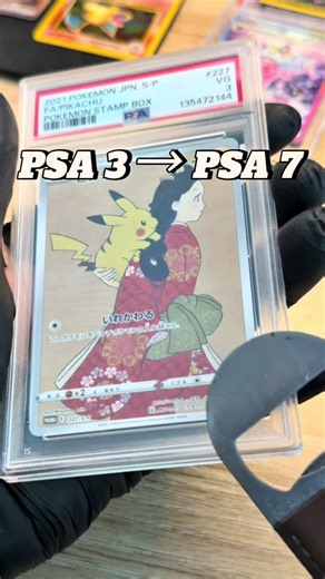 PSA 3 Pikachu Restoration Update: Can It Reach a 10?