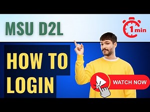 MSU D2L Login⏬👇: MSU D2L - Michigan State University