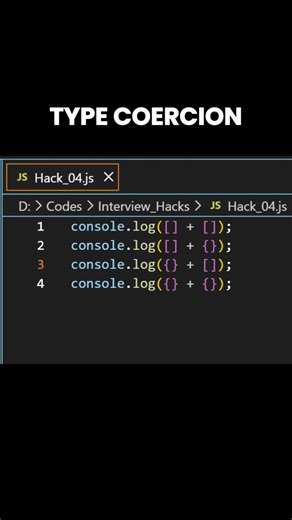 WEIRDEST JavaScript Concept 🧠 #shorts
