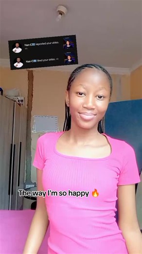 He liked and reposted my video 🔥☺️