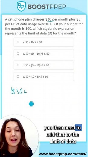 TEAS 7 Math Question | See it Solved!