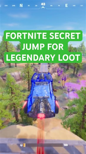 There’s a secret jump in ‪@fortnite‬ ch 7 s 2 that gives you legendary and epic loot.