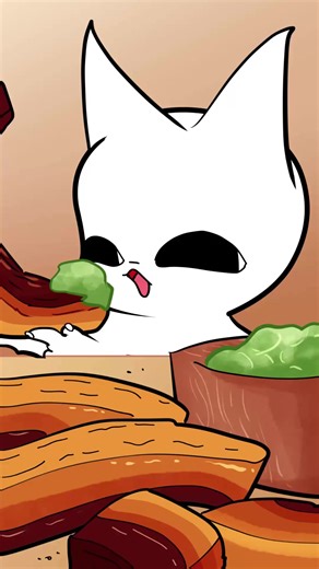 Funny Mukbang Cat Animations