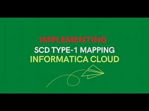 IICS Example 42: Update Strategy SCD Type 1 in Target Transformation.