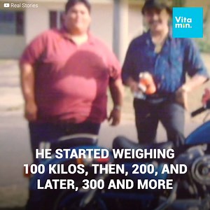 19M views · 110K reactions | Ricky Naputi was once the most obese man in the world. He reached almost 500 kilograms (almost 1100 pounds) and his obsession with food was out of control. He ate around 10 thousand calories a day, he had been prostrate in a bed for more than 7 years, and his life was truly miserable. However, in his desperation, he asked for urgent help; he knew that he had little time left if he didn’t make a major change. | Vitamin | Facebook