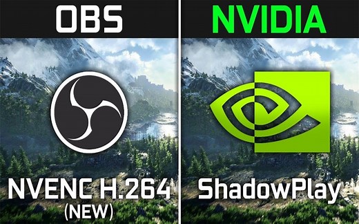 OBS (NVENC H264 New) vs Nvidia ShadowPlay 游戏性能测试对比 GTX 1660 + R5 3600 60帧视频