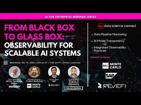 From Black Box to Glass Box: Observability for Scalable AI Systems