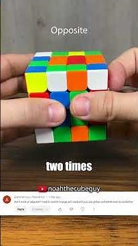 How to swap opposite and adjacent centers on the 4x4 Rubik’s cube #shorts