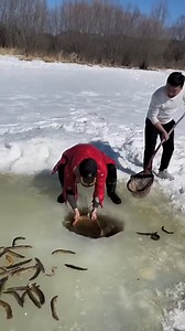 490K views · 416 reactions | Best Amazing Techniques Ice Fishing | Green Earth | Facebook