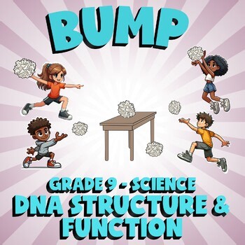 DNA Structure & Function BUMP Science Game - No Prep G9 Review Activity