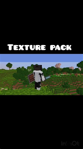 #minecraft default vs texture pack #youtubeshorts🥀