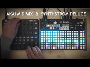 Synthstrom Deluge & Akai Midimix | Live Dub Techno Session