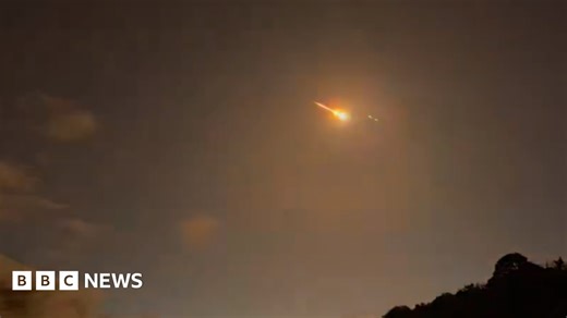 Meteor seen over Scotland's skies