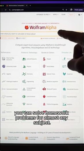 🔢 WolframAlpha.com is a powerful computational engine that gives direct answers