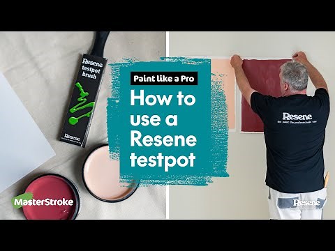 Paint like a Pro - How to use a Resene testpot