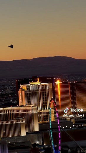 F-47 Fighter Jet Test Flight Over Las Vegas