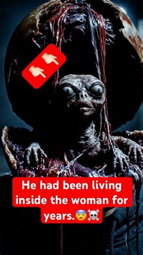 She Didn’t Know What Was Growing Inside Her… 😱👽#alien #horror #scary #scifi