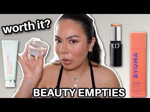 I used it ALL Up 👀 Beauty Empties+ Brutally Honest Review