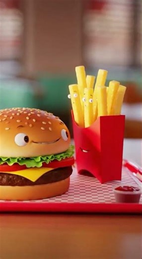 The Burger Started Panicking #shorts