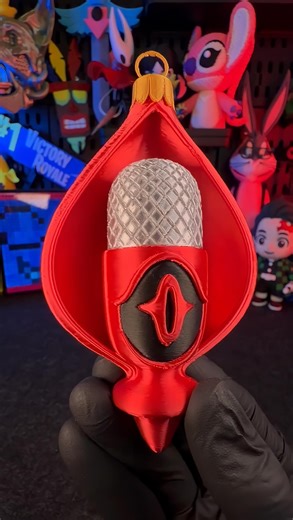 NK3DLab on Instagram: "3D Printed Alastor’s Microphone Christmas Ornament with @hitem3d.ai 🎙️🎄 📁Model STL: Link in bio 🚀Join Hitem3D and start creating high-quality 3D models. 🔗Link in bio The new 1536 Pro model delivers clean geometry, sharp details, and results that are actually ready for 3D printing. The workflow is fast, flexible, and the final print quality is genuinely impressive. Happy Sinsmas🎄 Don’t forget to like, subscribe, and comment on what to print next!✨ #3dprint #hitem3d #h