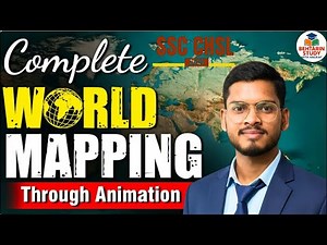 🌍 Complete World Mapping in One Video | SSC CHSL 2025 Special 📚