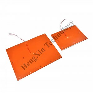 [Hot Item] Industrial Flexible Silicone Rubber Heating Pad Plate Heater with Thermostat