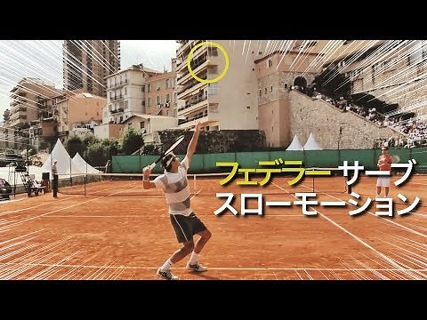 【Federer】Federer serve slowmotion【Serve】