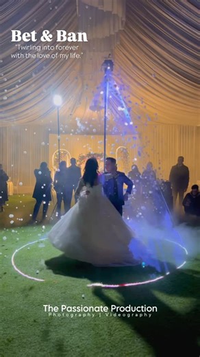 Iohborlang Kharmyndai on Instagram: "“A scene straight out of a movie under the ray of light “😊😊 First dance by @banjellystar_lyngkhoi @b_alisa_lapang Laser light by @ray_of_lights_07 Videography @the_passionate_production Photography @b.w_grapher @ben_nongbet #wedding #meghalaya #couple"