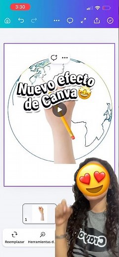 New Canva effect 😱 Turn images into videos with hand-drawn animation ✍️✨